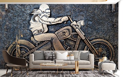 Biker Design Behang