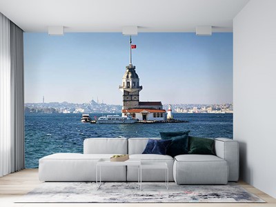 Maiden's Tower Landschap Wallpaper