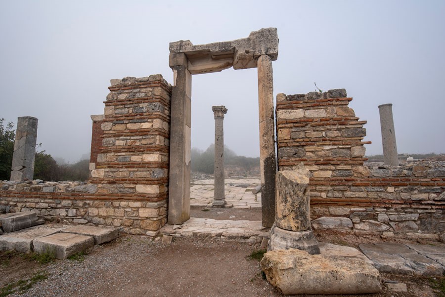 Hadrian's Tempel Foto Wallpaper