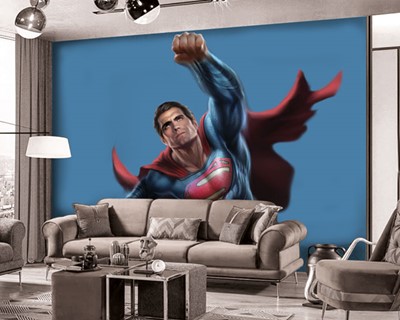 Achtergrond met Superman-thema