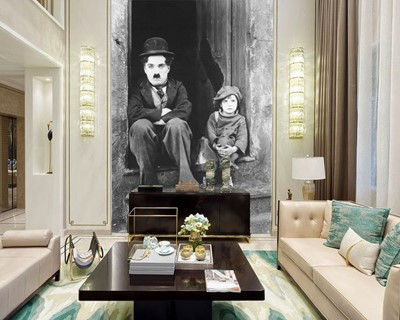 Charlie Chaplin Foto Wallpaper