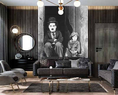 Charlie Chaplin Foto Wallpaper