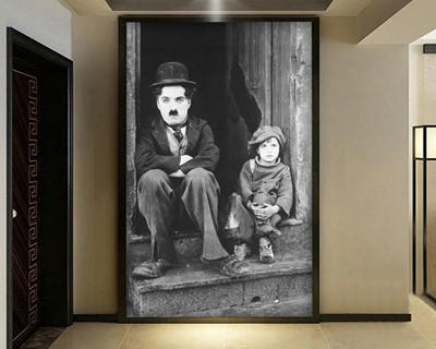 Charlie Chaplin Foto Wallpaper