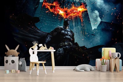 Batman The Dark Knight Kinderkamer Behang