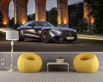 Zwart Mercedes Amg Series-fotobehang