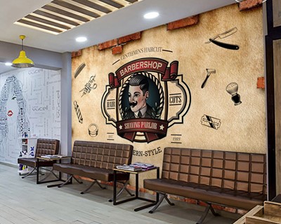 Barber Shop Design muurposter