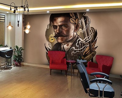 Barber Shop Design muurposter