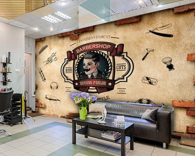 Barber Shop Design muurposter