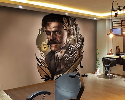 Barber Shop Design muurposter