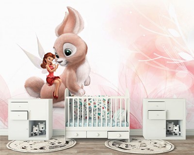 Tinkerbell Babykamer Behang