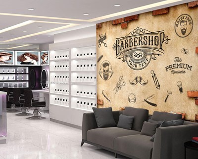 Barber Shop Design muurposter