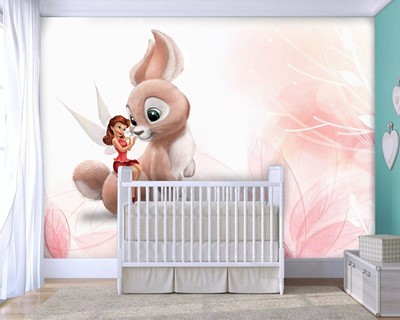 Tinkerbell Babykamer Behang