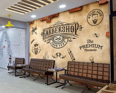 Barber Shop Design muurposter