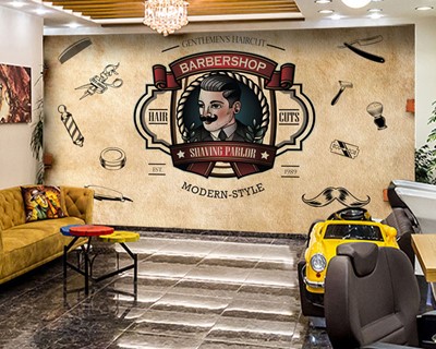 Barber Shop Design muurposter