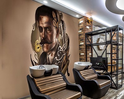 Barber Shop Design muurposter