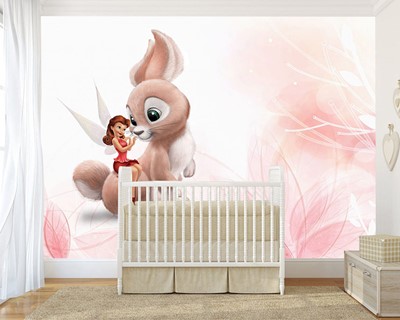 Tinkerbell Babykamer Behang