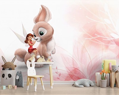 Tinkerbell Babykamer Behang