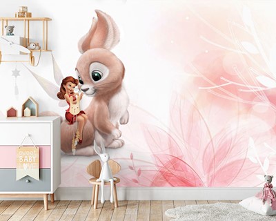 Tinkerbell Babykamer Behang