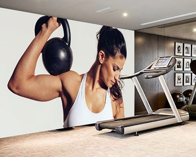 Muurdecoraties voor fitnesszaal