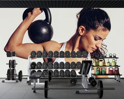 Muurdecoraties voor fitnesszaal