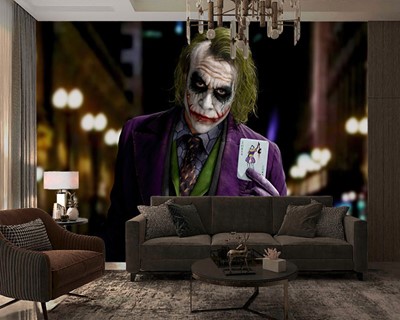 Heath Ledger Joker-achtergrondmodel