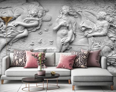 Sculptuur Look Wallpaper Work