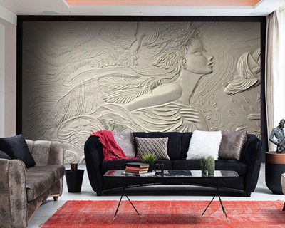 Sculptuur Look Wallpaper Afbeelding