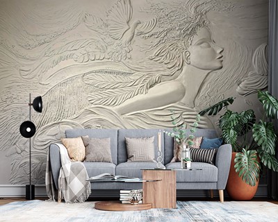 Sculptuur Look Wallpaper Afbeelding