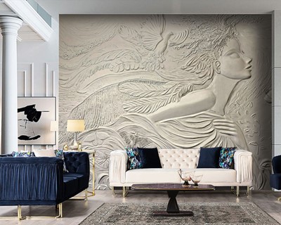 Sculptuur Look Wallpaper Afbeelding