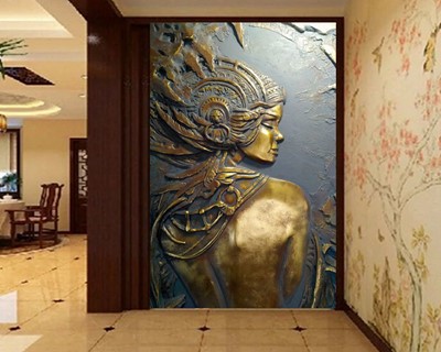 Sculptuur Look Wallpaper Afbeelding