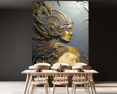 Sculptuur Look Wallpaper Afbeelding