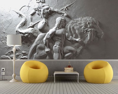 Sculptuur Look Wallpaper Afbeelding