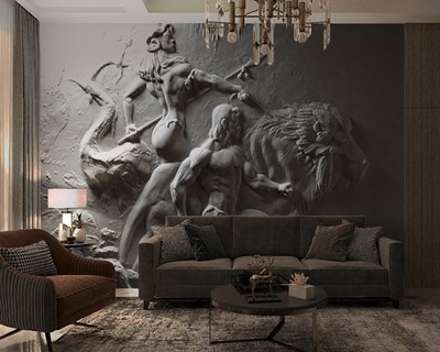 Sculptuur Look Wallpaper Afbeelding