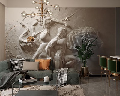 Sculptuur Look Wallpaper Afbeelding