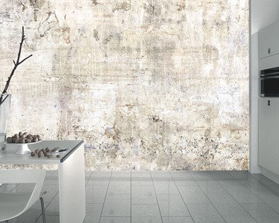 Betonnen muurlook behang