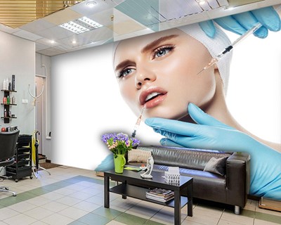 Behang voor schoonheidssalons