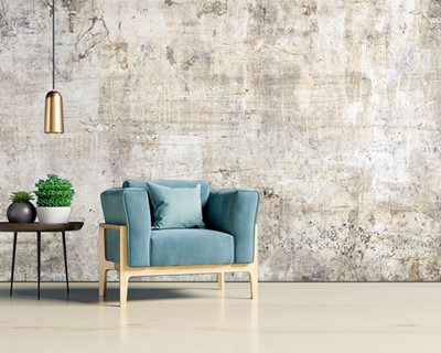 Betonnen muurlook behang