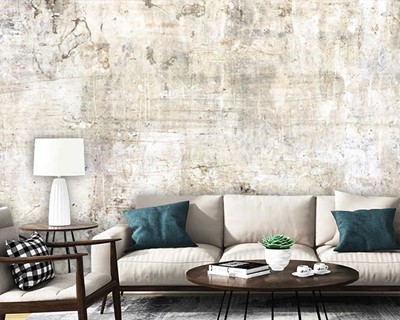 Betonnen muurlook behang