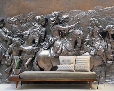 Reliëf Sculptuur Foto Wallpaper Model