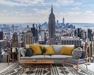 New York City View Wallpaper-afbeelding