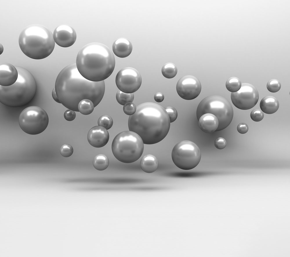 3D Molecular Ball Wallpaper