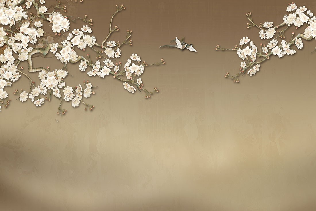Sakura Kersenbloesem Behang