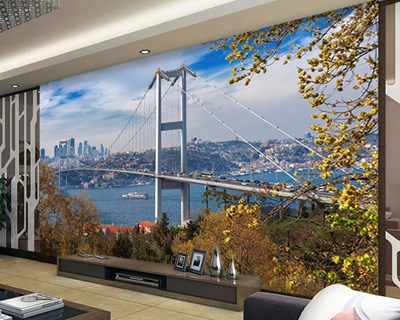 Istanbul Bosporusbrug Behang