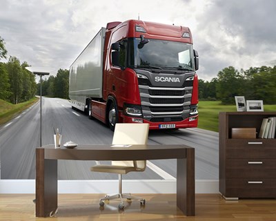 Scania vrachtwagen behang