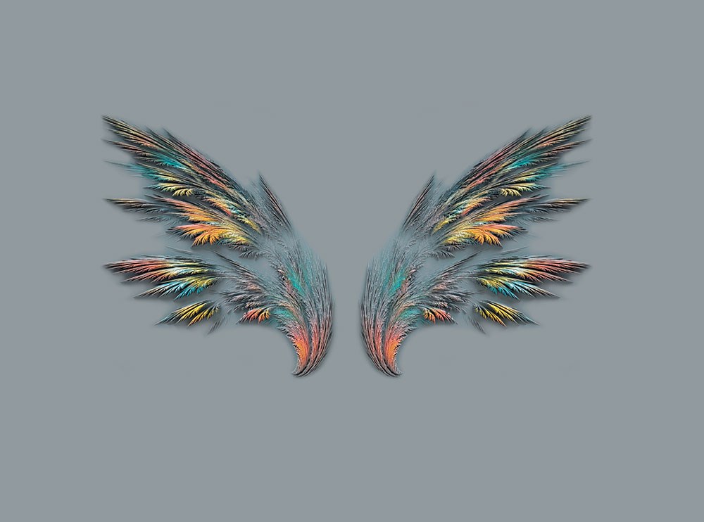 Angel Wings Wallpaper-modellen