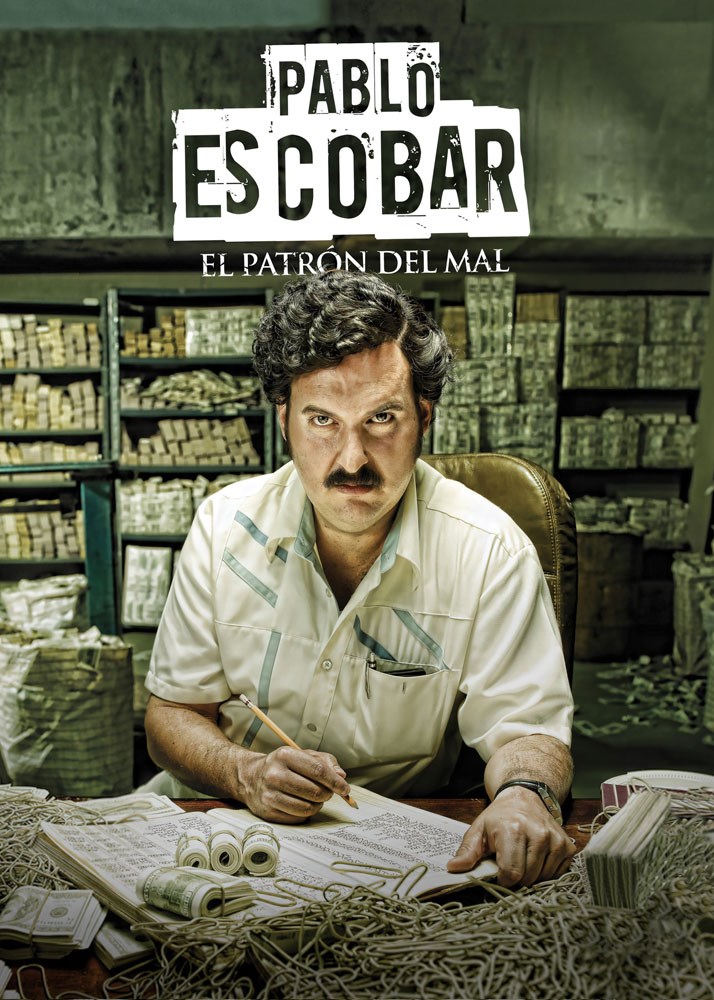 Pablo Escobar muurposter