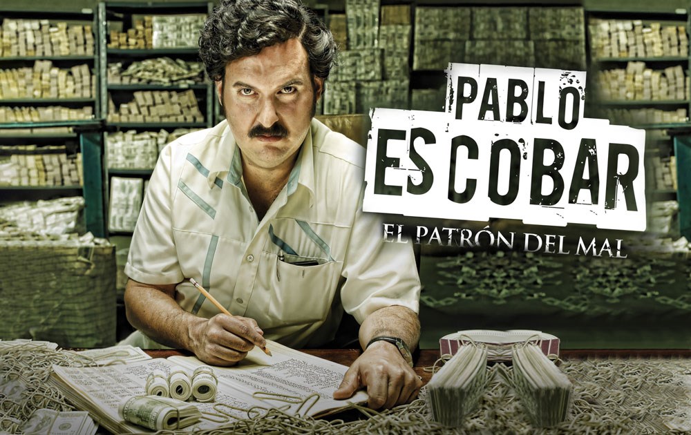 Pablo Escobar 3D-achtergrond