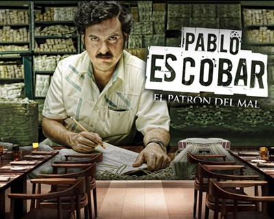 Pablo Escobar 3D-achtergrond
