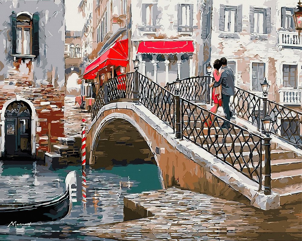 Canvas Venetiaans landschapsbehang