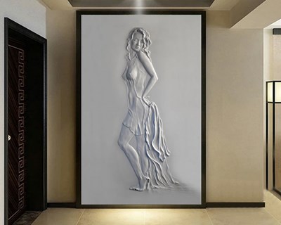 Relief Woman Wallpaper-modellen